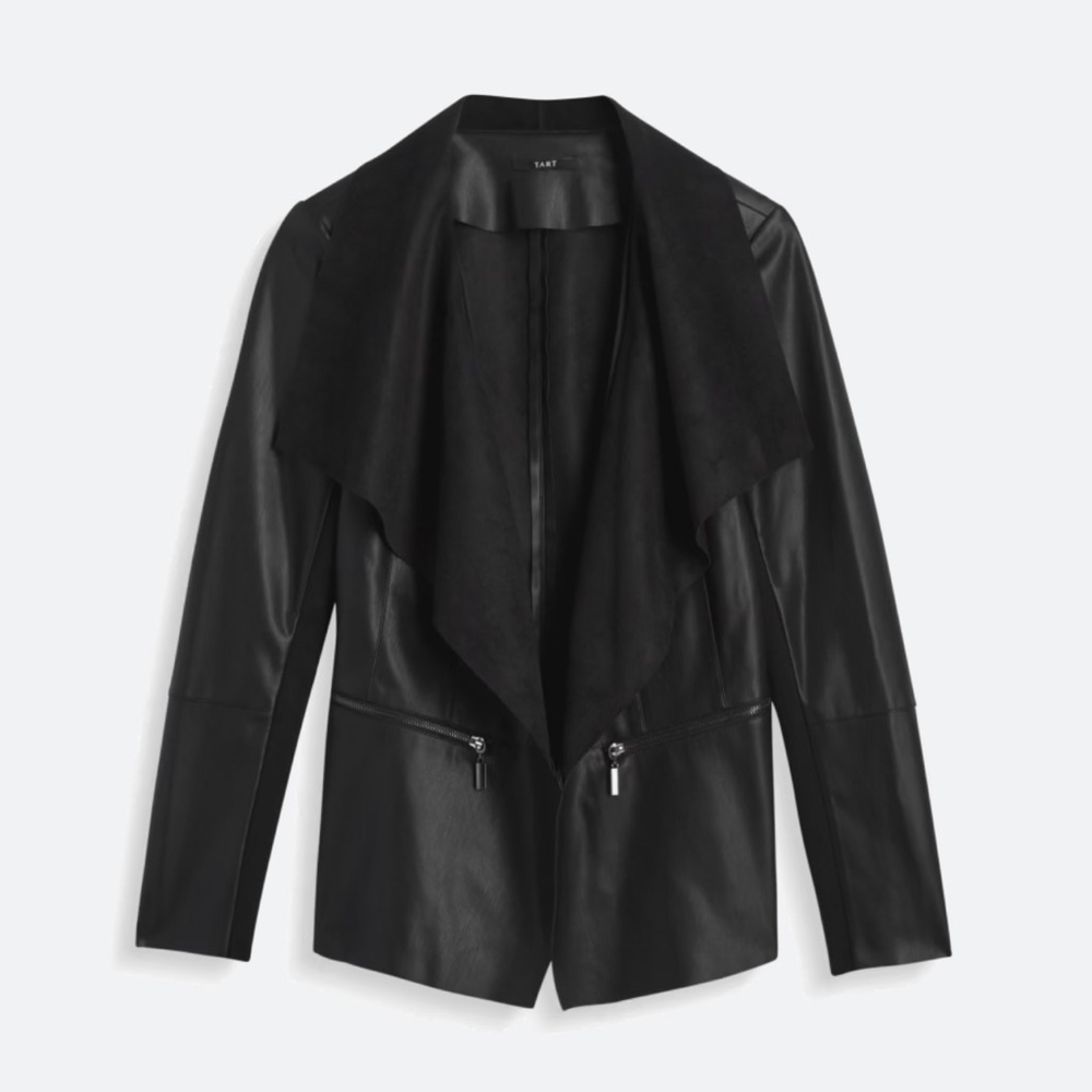 Lexine faux leather jacket
